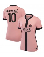 Paris Saint-Germain Ousmane Dembele #10 Tredjedrakt Dame 2024-25 Korte ermer